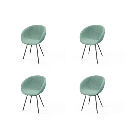 Krzesło KR-501 Ruby Kolory Tkanina Abriamo 10 Boucle Design Italia 2025-2030